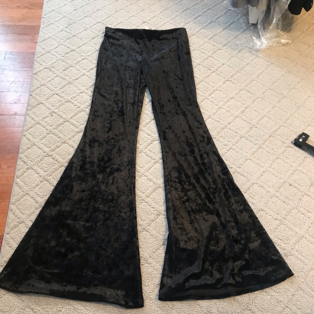 Band of Gypsies velvet bell bottoms!